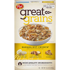 GREAT GRAINS BANANA NUT CRUNCH 15.5OZ 